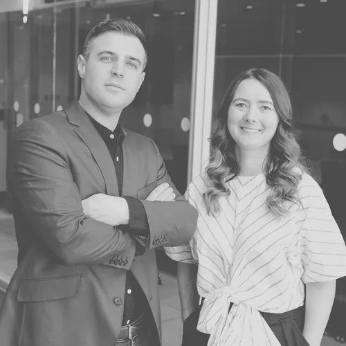 Myntex CEO Geoff Green and COO Chantel Duplantie.